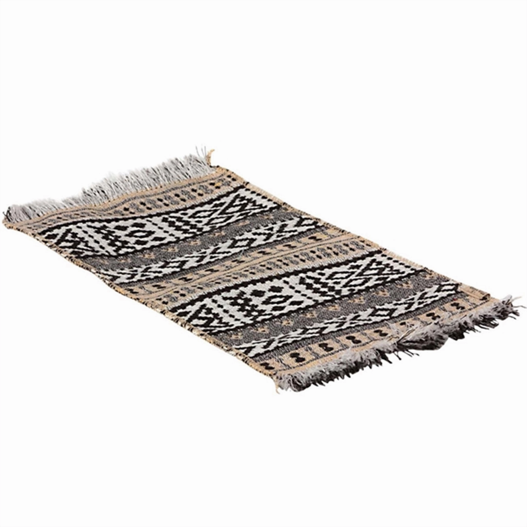Maileg Miniature Rug Black 24x12 cm