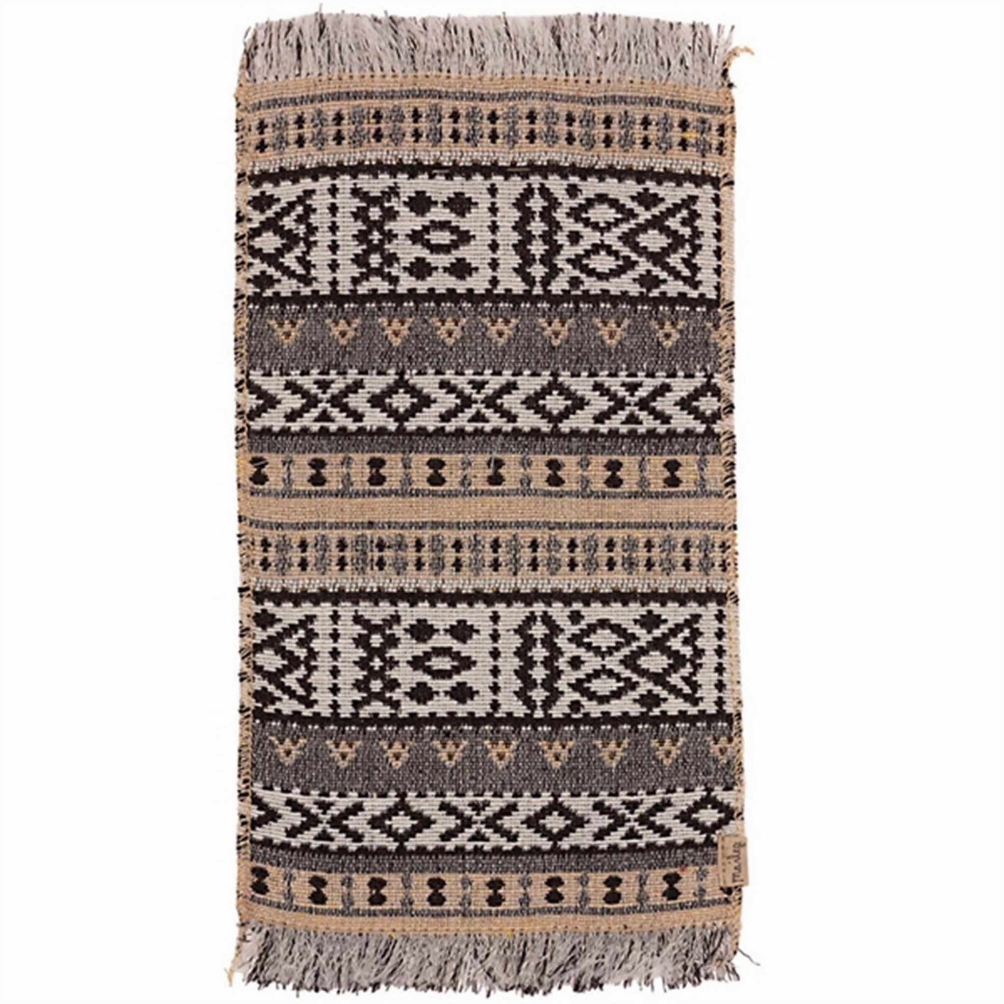 Maileg Miniature Rug Black 24x12 cm