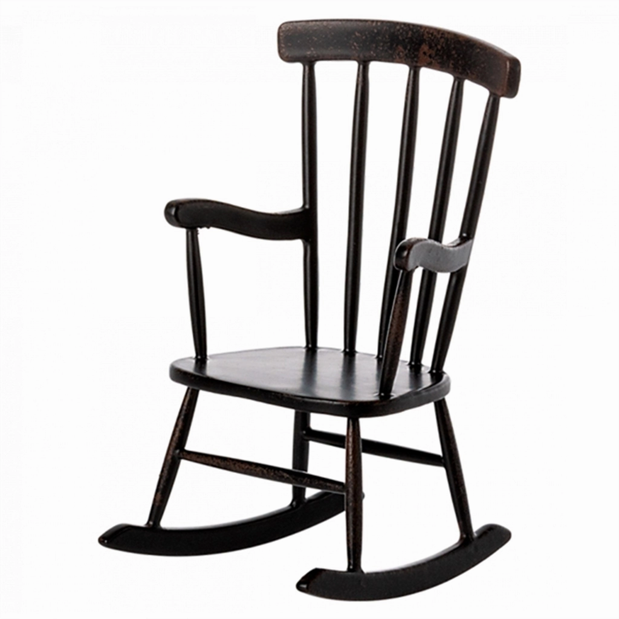 Maileg Rocking Chair, Mouse - Anthracite
