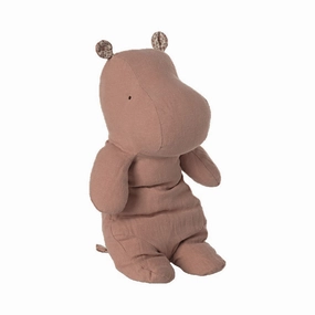 Maileg Safari Friends, Medium Hippo - Old Rose