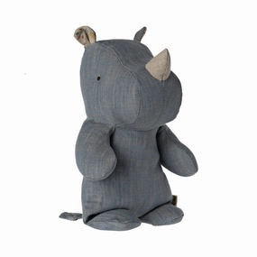 Maileg Safari Friends, Small Rhino - Blue/Sand
