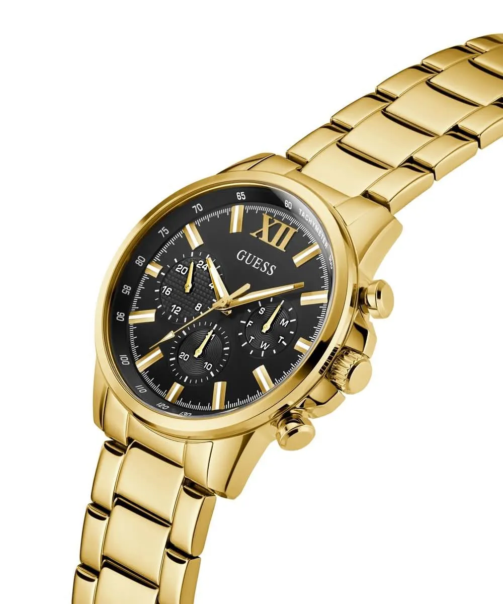 Men's Gold Black Walker Watch GW0900G3