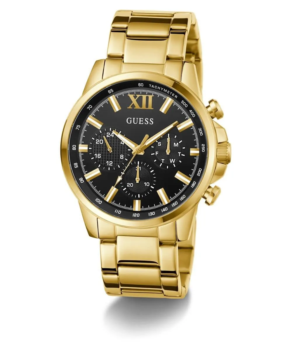 Men's Gold Black Walker Watch GW0900G3