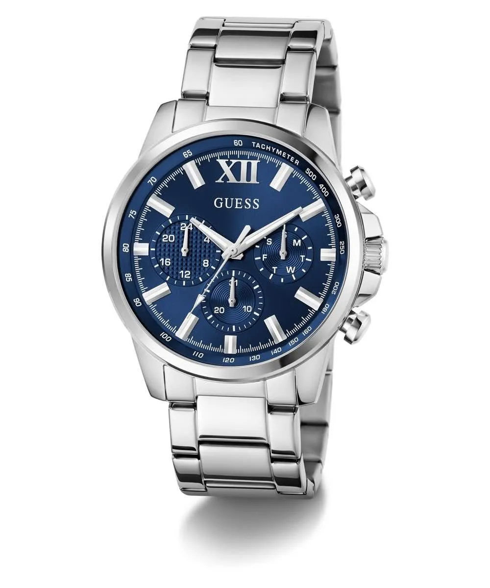 Men's Silver Blue Walker Watch GW0900G4