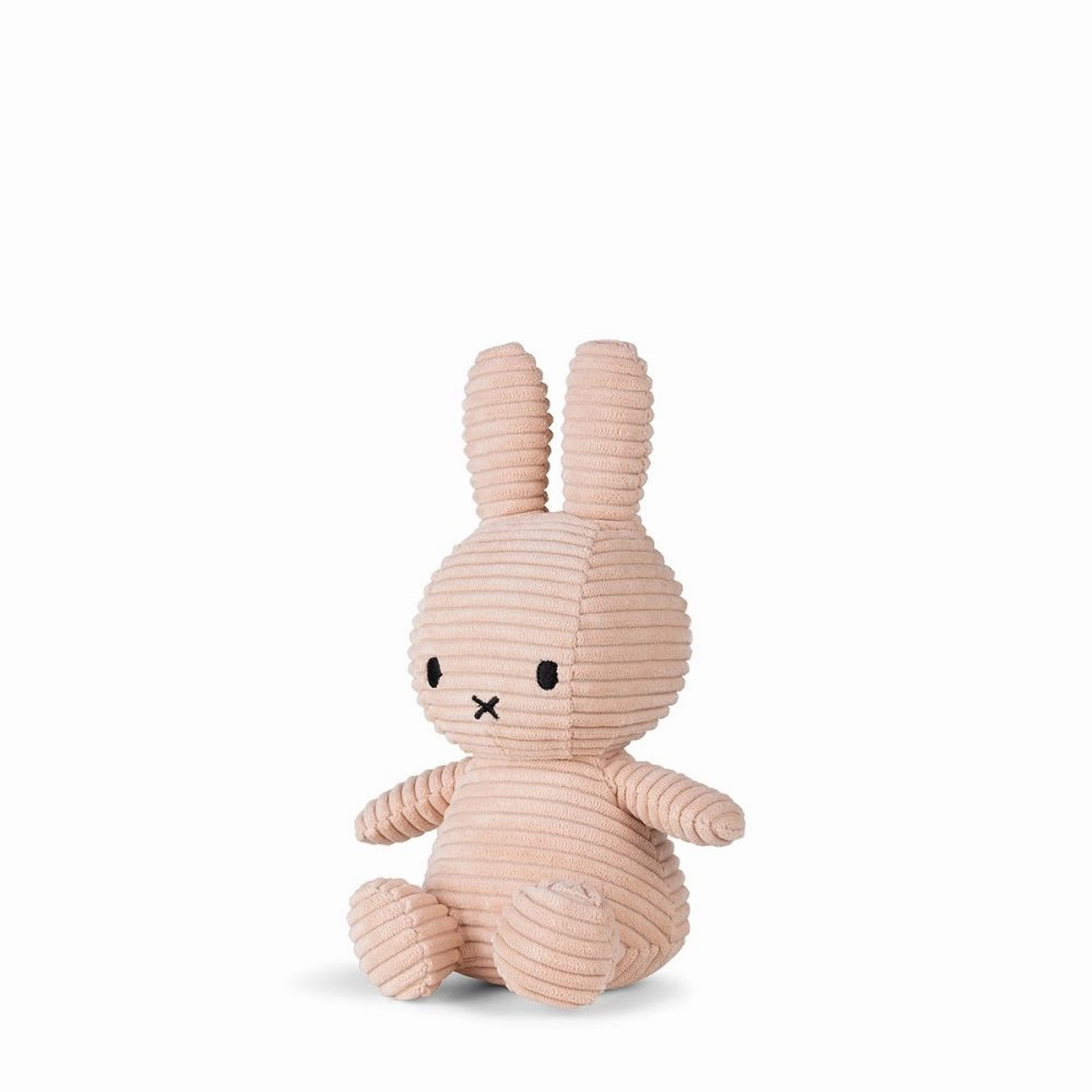 Miffy Bon Ton Toys Miffy Eco Corduroy Misty Rose - 23 cm - 9"