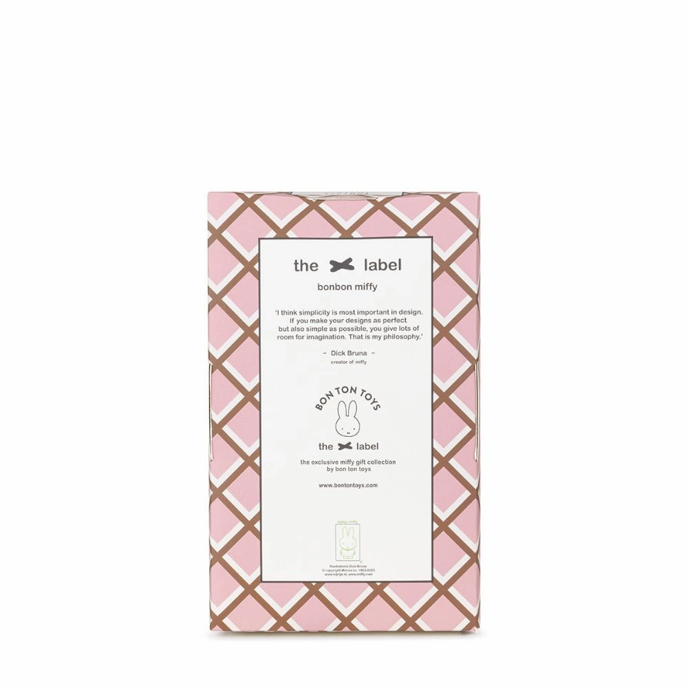 Miffy Bonbon Miffy Sitting Pink in Giftbox - 23 cm - 9"