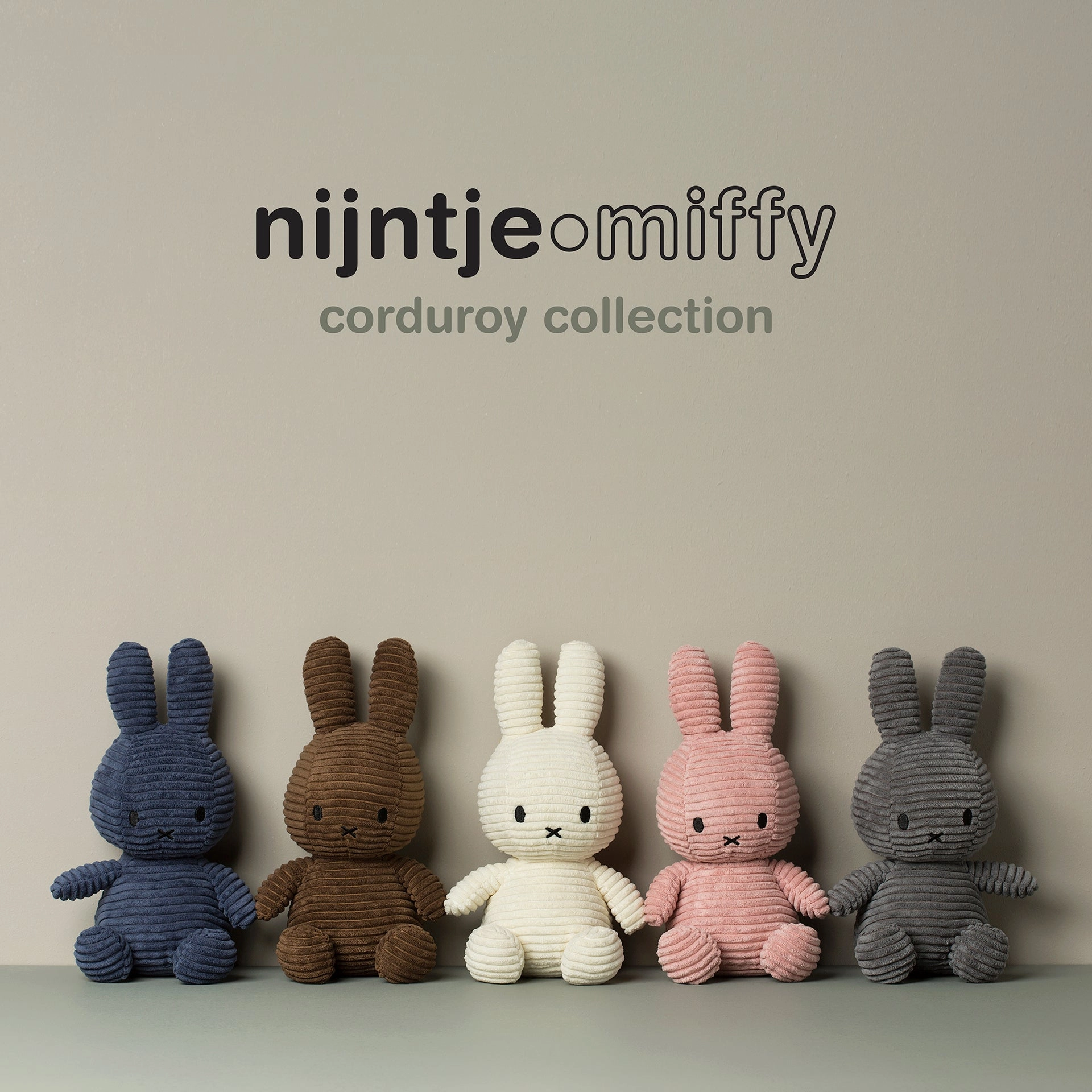 Miffy Corduroy Brown - 23cm