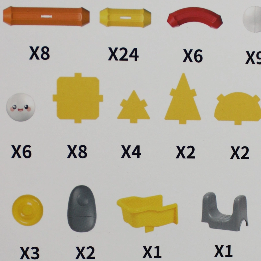 Mini Engineering Magnetic Rod Set - 110 Pcs