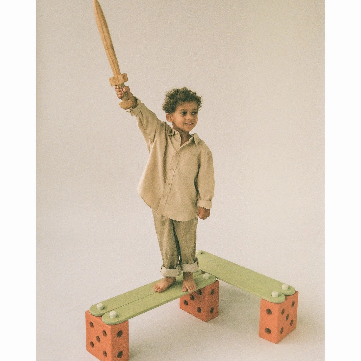 MODU Burnt Orange / Dusty Green Balance Track