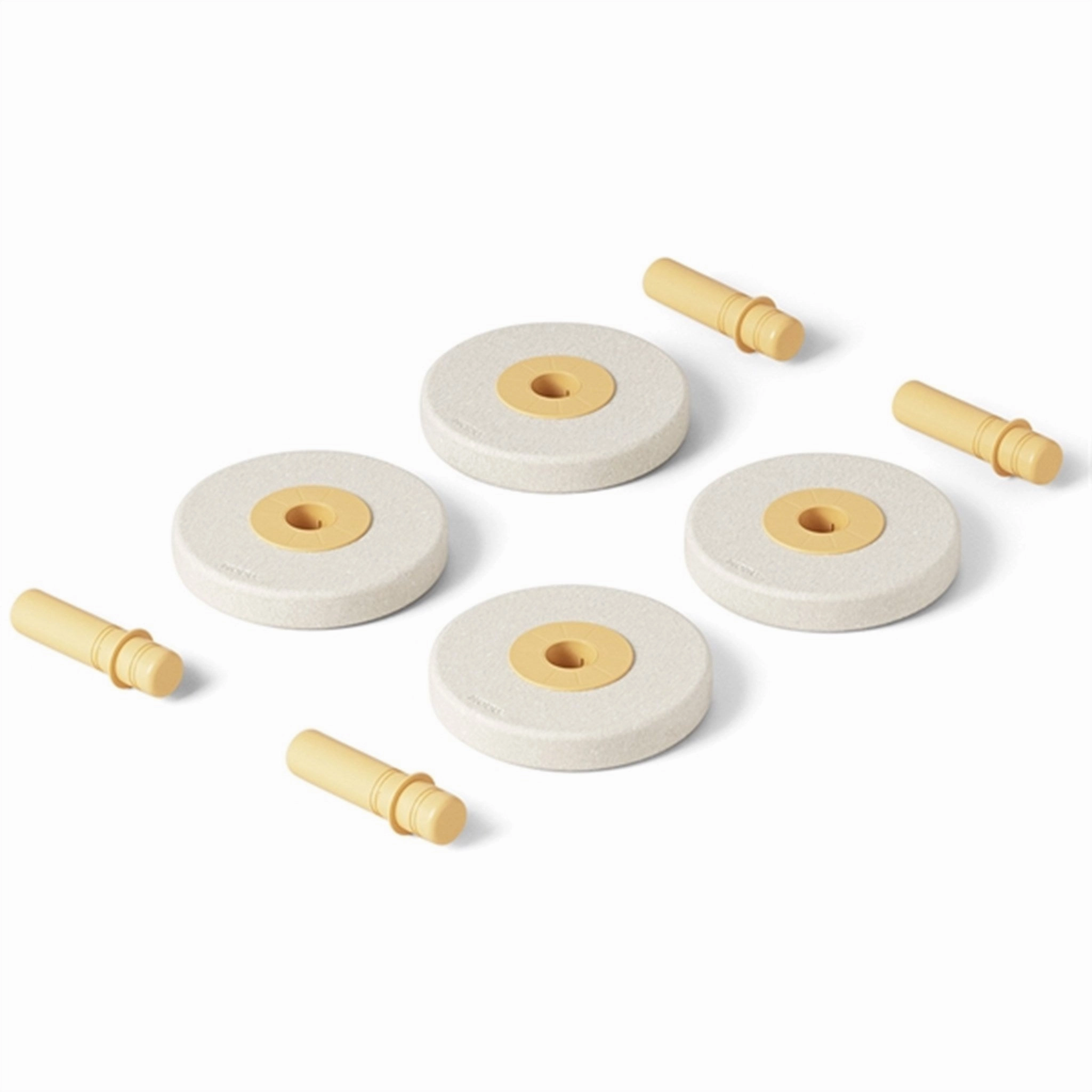 MODU Foam Wheels Sand Grey/Honey Yellow