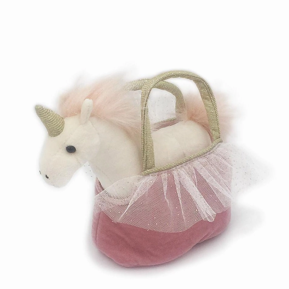 Mon Ami Pretty Unicorn Plush Toy in Purse Ophelia