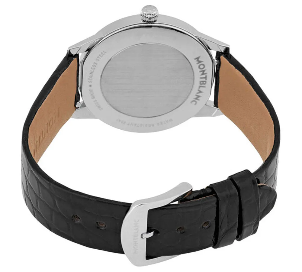 Montblanc pen Montblanc Boheme Sterling Silver Quartz White/Silver Dial Womens Strap Watch 123868