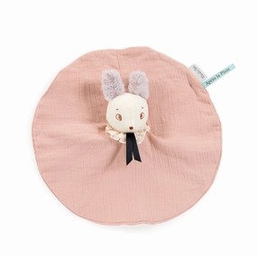 Moulin Roty Aprs La Pluie Brume The Mouse Pink Muslin Comforter
