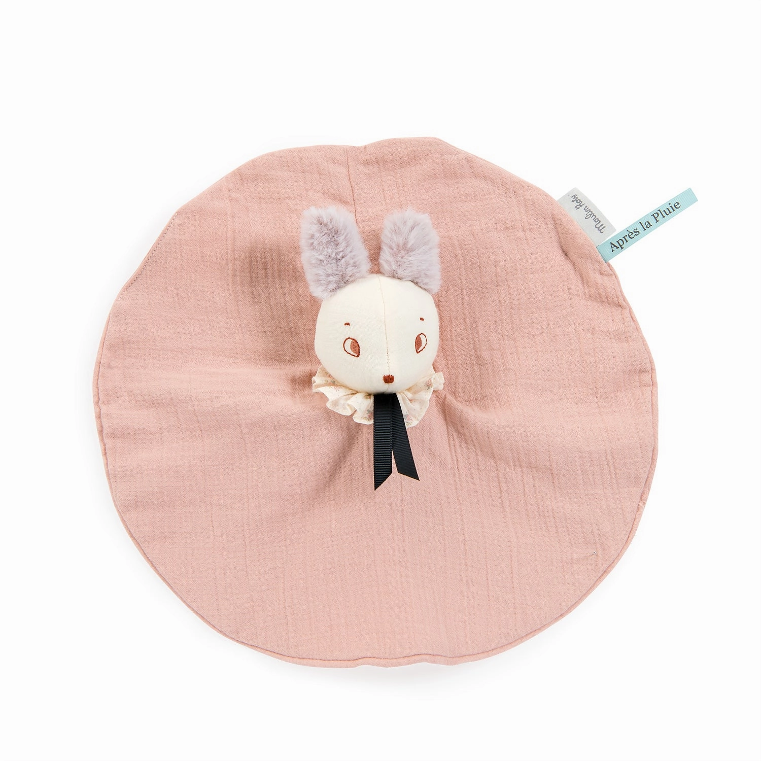 Moulin Roty Aprs La Pluie Brume The Mouse Pink Muslin Comforter