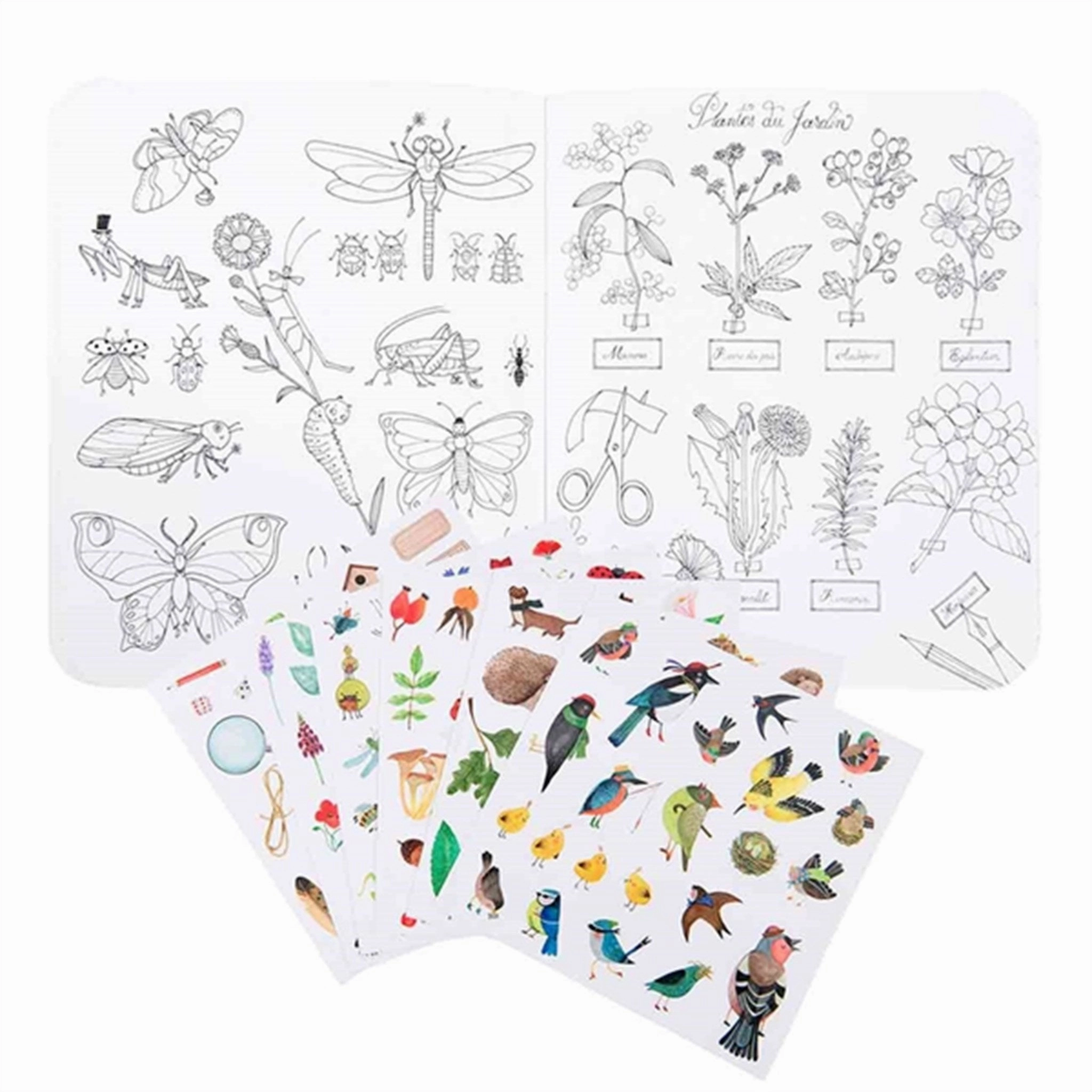 Moulin Roty Colouring Book
