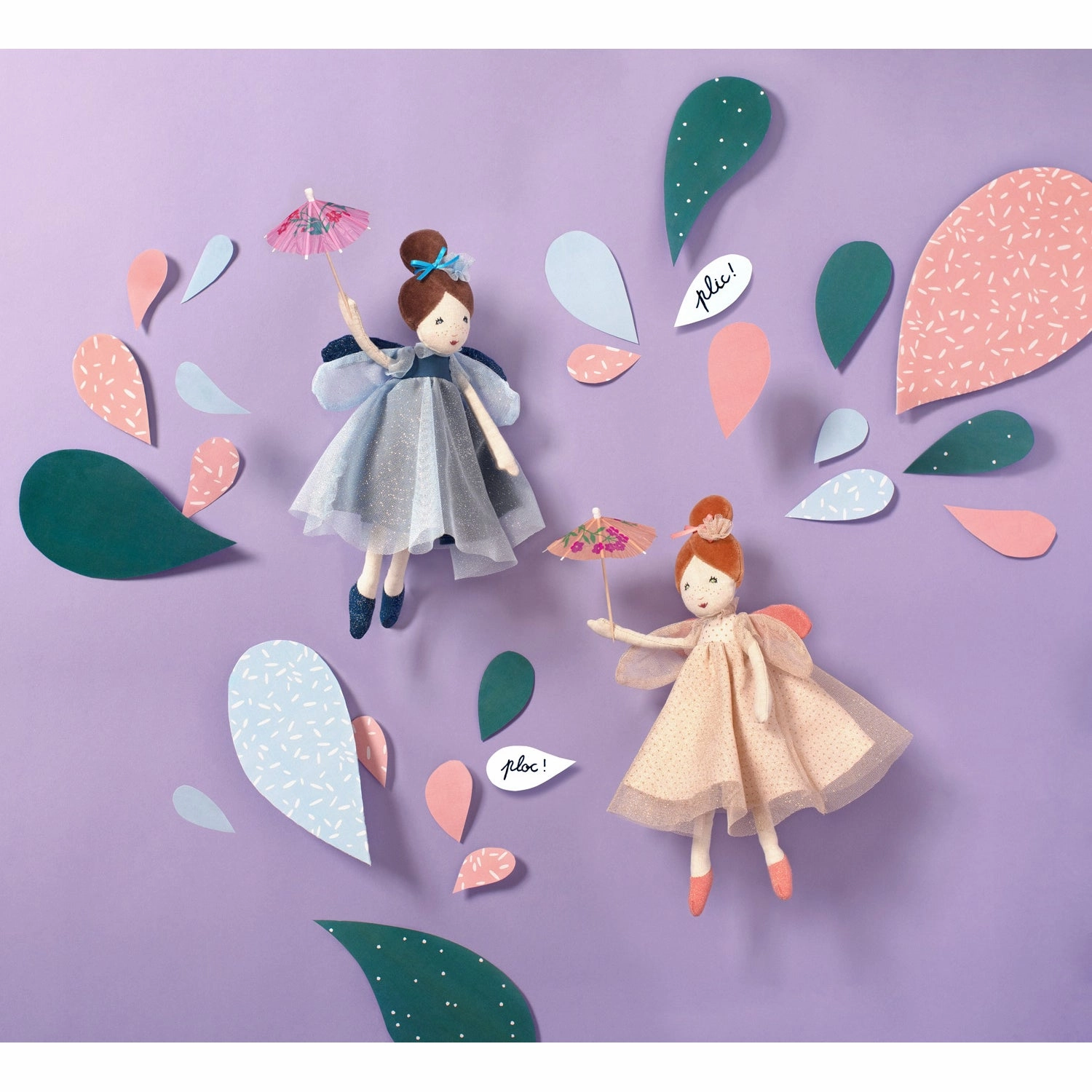 Moulin Roty Il tait Une Fois Once Upon A Time Fairy Doll cm with French Fabrics