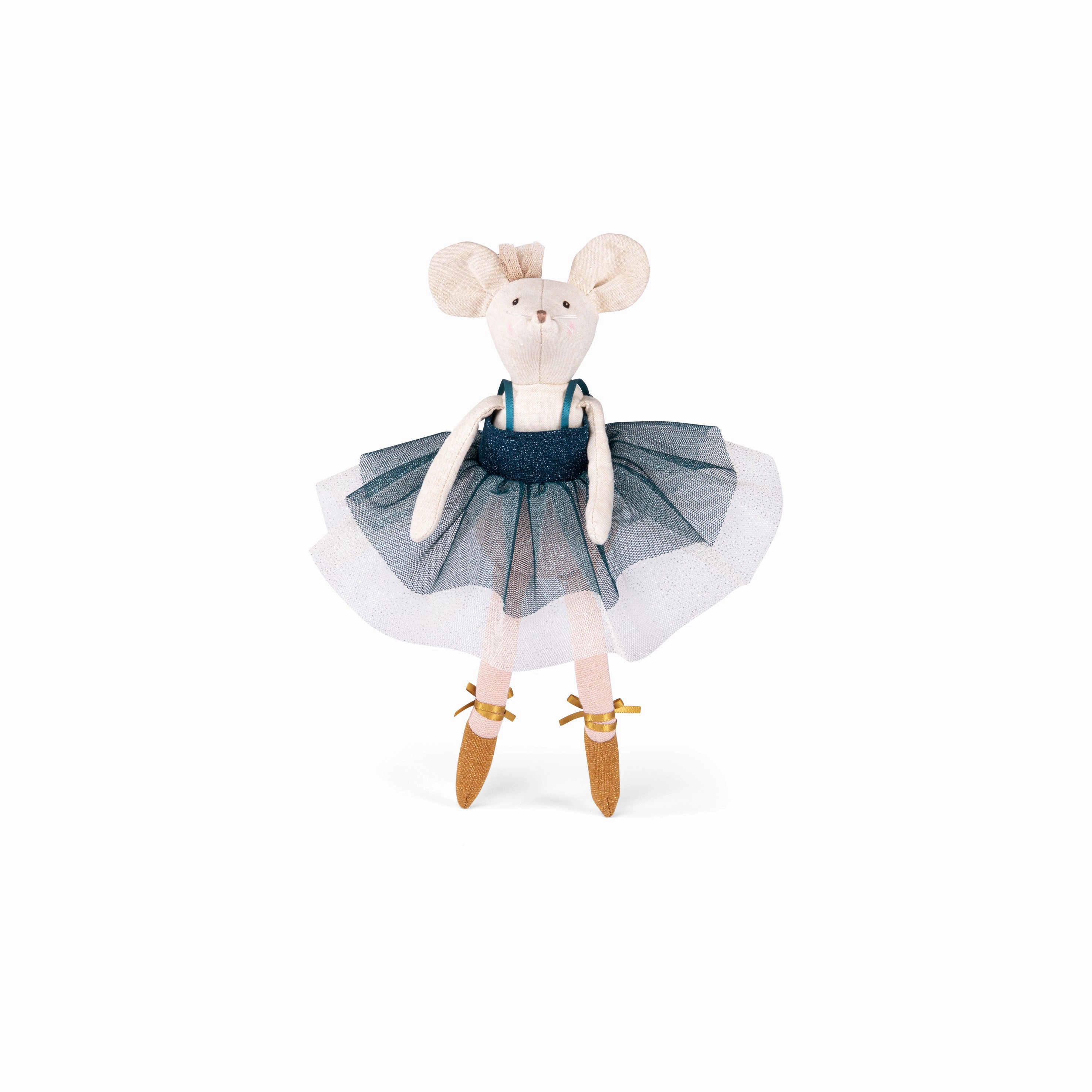 Moulin Roty La Petite Ecole De Danse Ballerina Mouse Carry Suitcase with Tutus