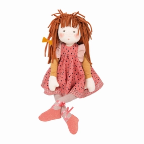 Moulin Roty Les Rosalies Anmone Cm Soft & Stylish 57cm Doll with French Fabrics