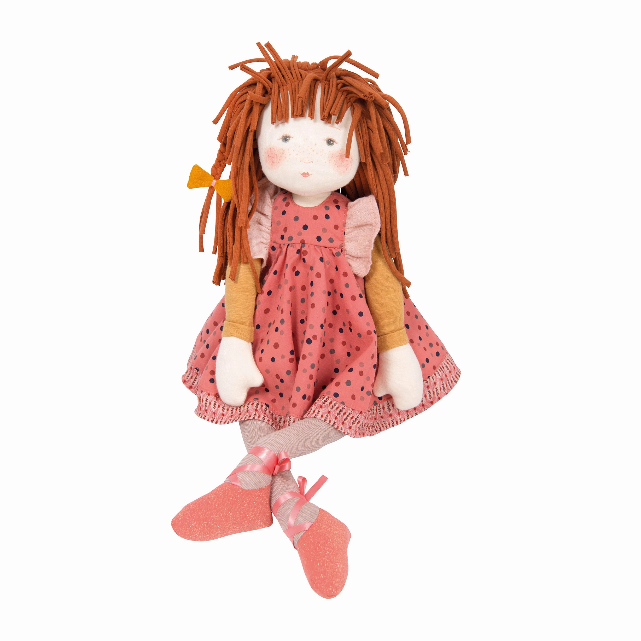 Moulin Roty Les Rosalies Anmone Cm Soft & Stylish 57cm Doll with French Fabrics