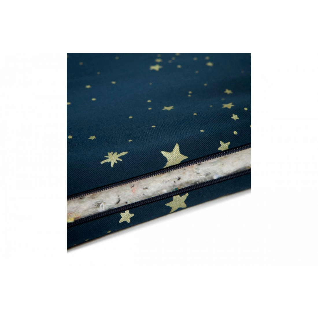 nobodinoz Cloud Foldable Eco Floor Mat Gold Stella/Night Blue