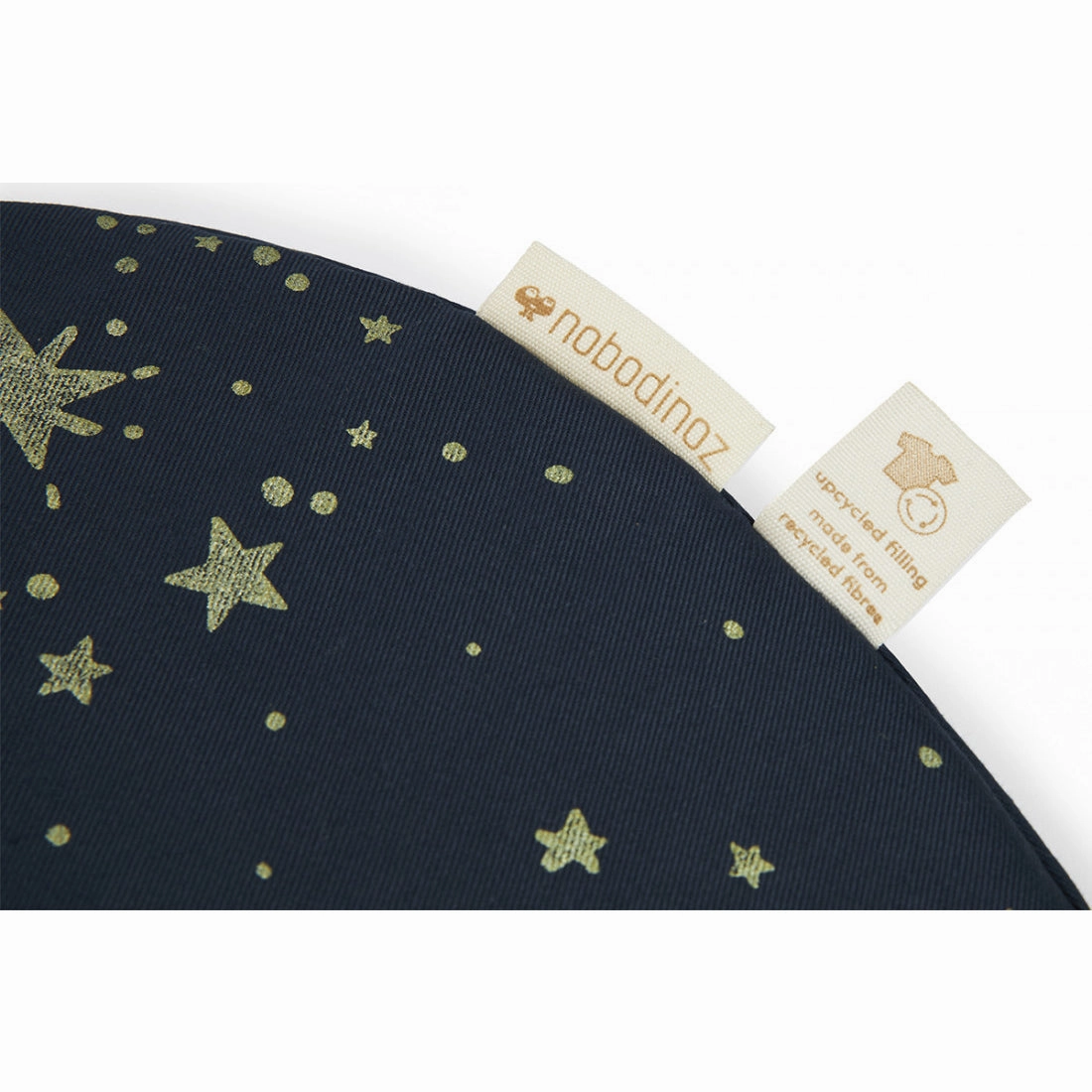 nobodinoz Cloud Foldable Eco Floor Mat Gold Stella/Night Blue
