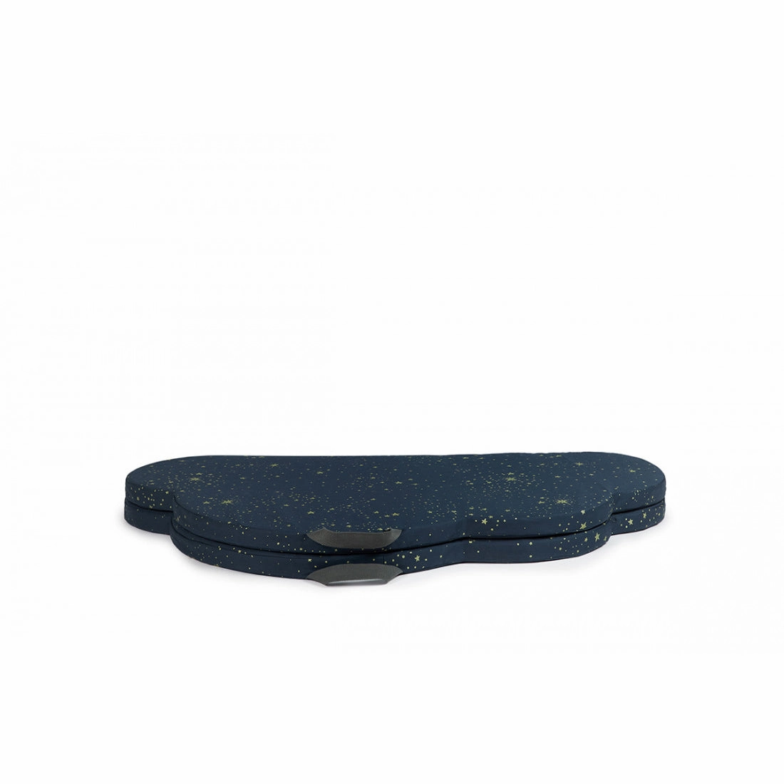 nobodinoz Cloud Foldable Eco Floor Mat Gold Stella/Night Blue