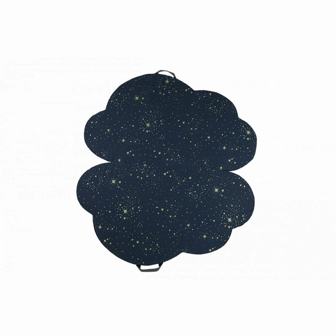 nobodinoz Cloud Foldable Eco Floor Mat Gold Stella/Night Blue