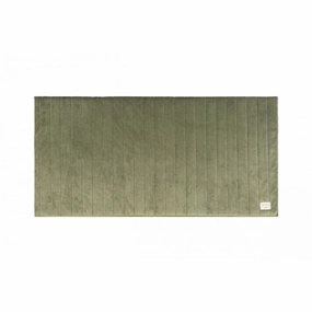 nobodinoz Zanzibar Velvet Play Mattress Olive Green