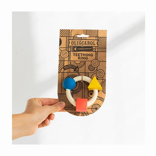 Oli & Carol Bauhaus Movement Teething Ring Basic