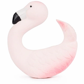 Oli & Carol Bracelet in Nature Rubber Sky the Flamingo