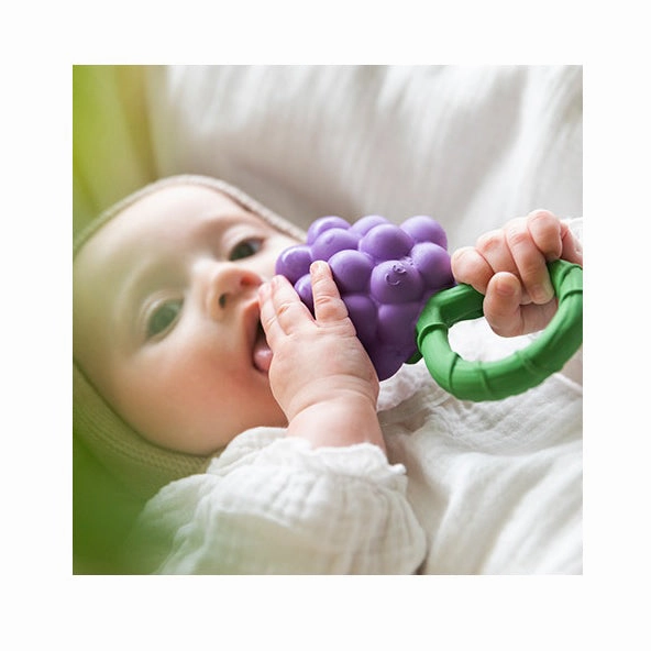 Oli & Carol Grape Rattle Toy & Teether