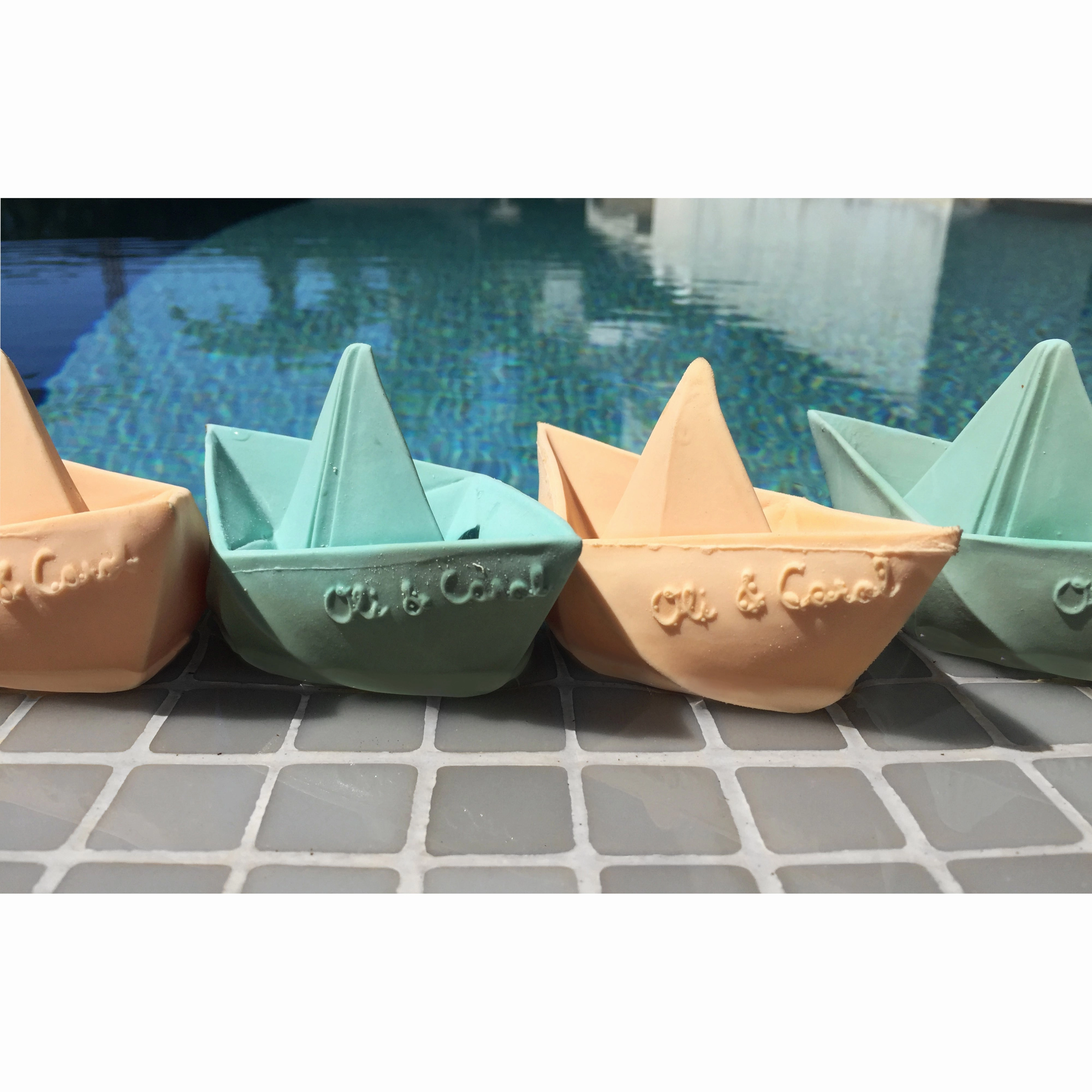 Oli & Carol Origami Boat Nude Teether