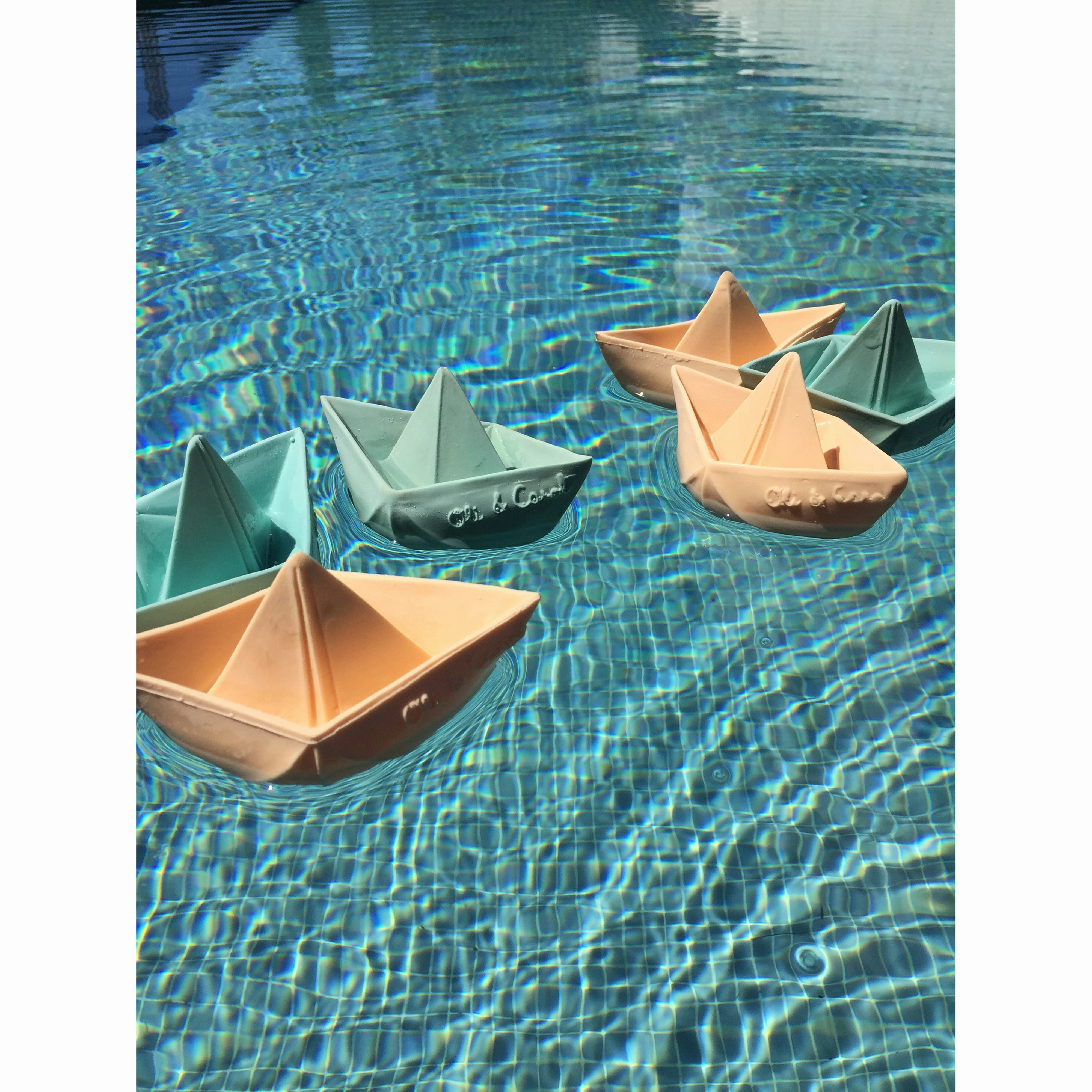 Oli & Carol Origami Boat Nude Teether