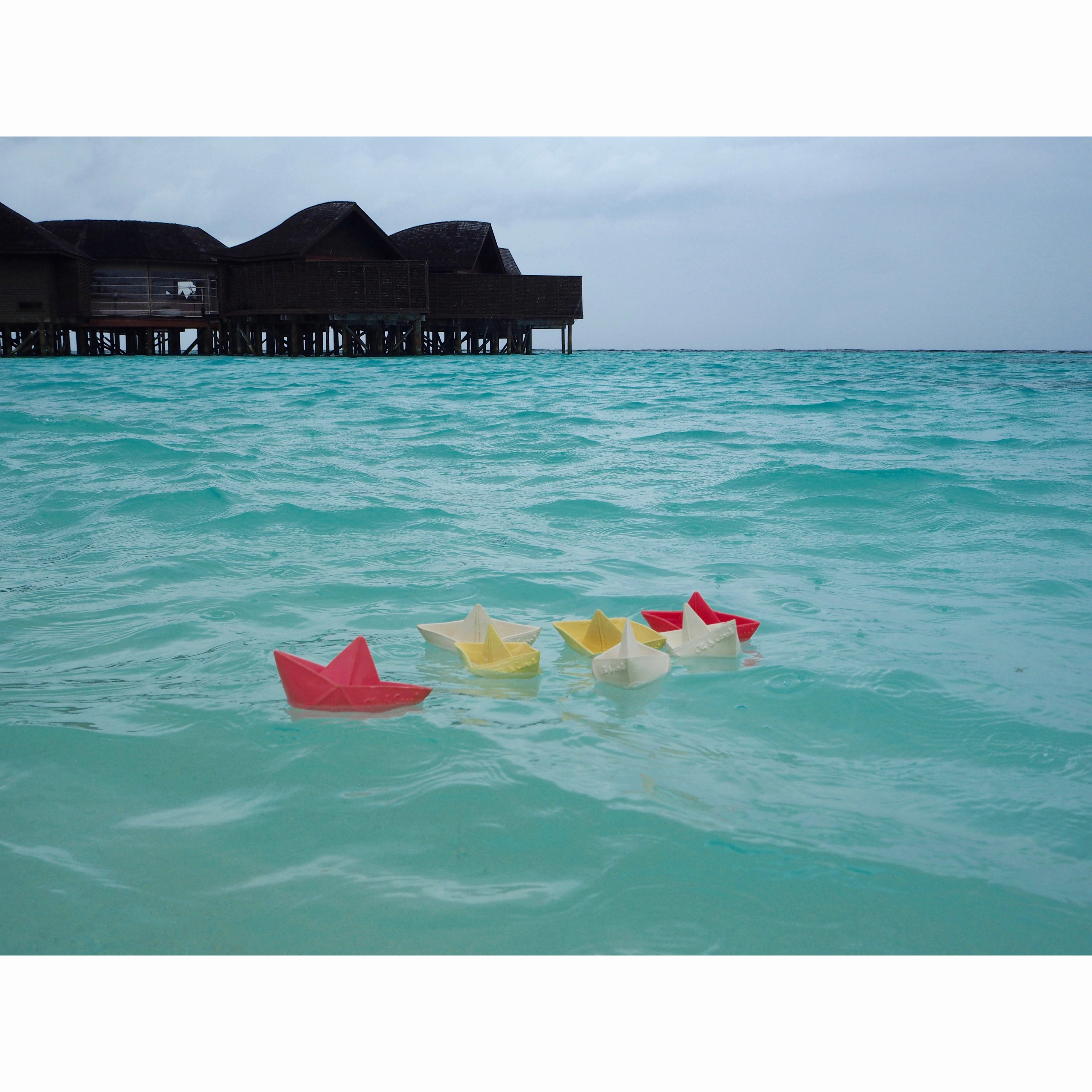 Oli & Carol Origami Boat Nude Teether