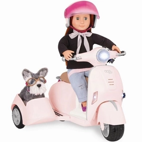 Our Generation Scooter w. Side Cart