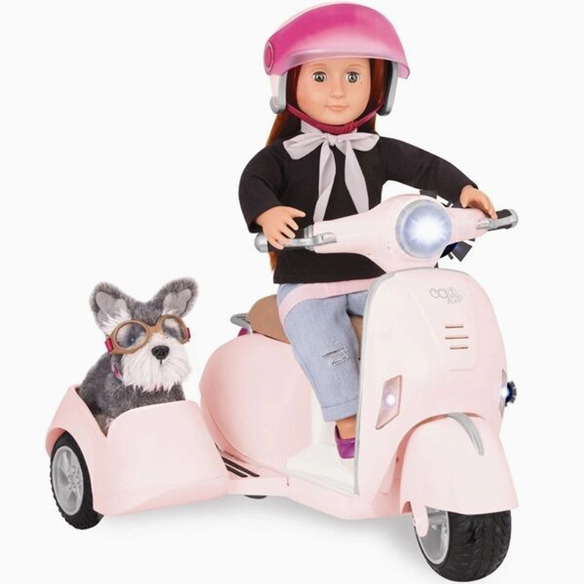 Our Generation Scooter w. Side Cart