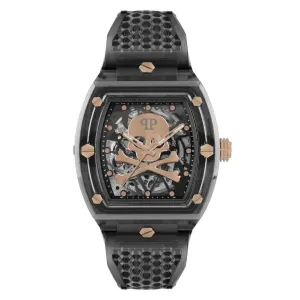 Philipp Plein Gents High-Conic The $Keleton Crystal Grey Watch PWPTA0424