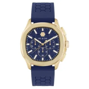 Philipp Plein Gents Spectre Chrono Yellow Gold Watch PWSAA0323