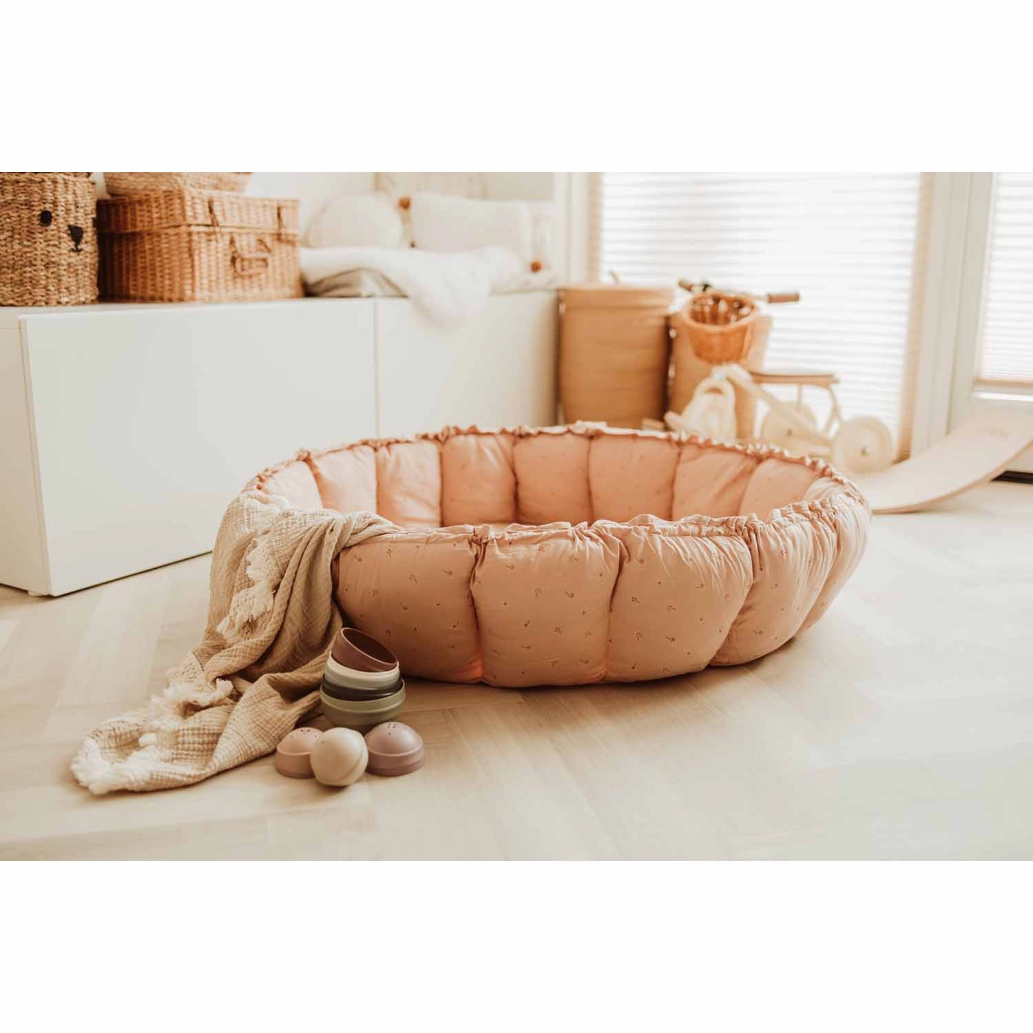 Play&Go Bloom Organic Baby Mat - Fleuri - 130cm