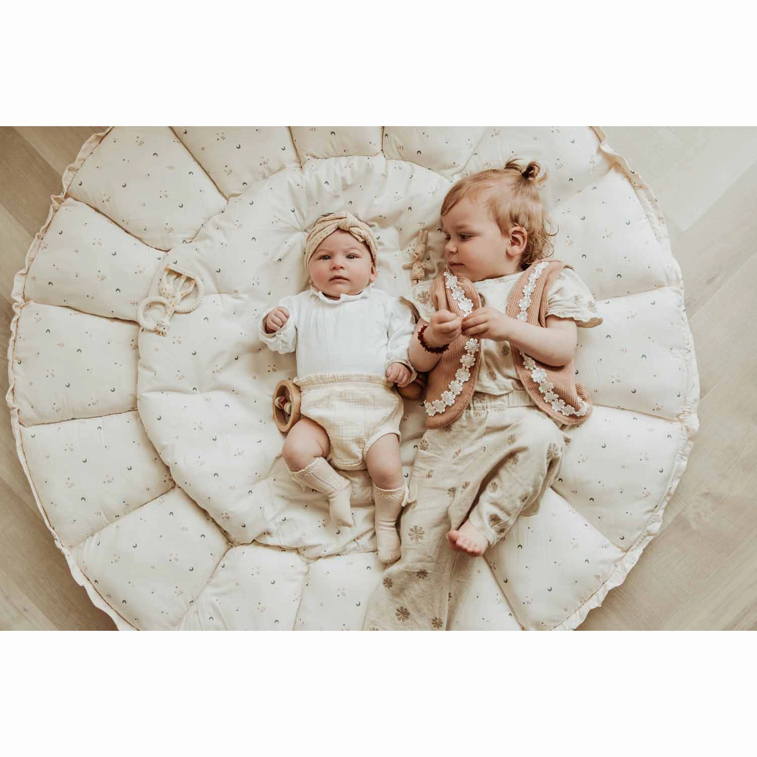 Play&Go Bloom Organic Baby Mat - Moon - 130cm
