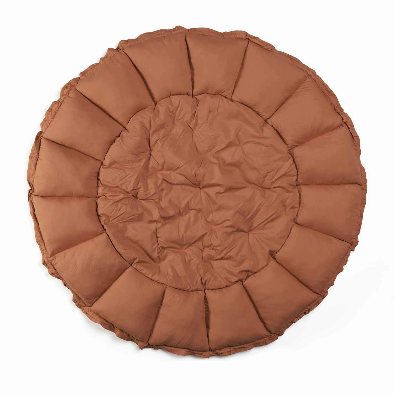 Play&Go Bloom Organic Baby Mat - Tawny Brown - 130cm