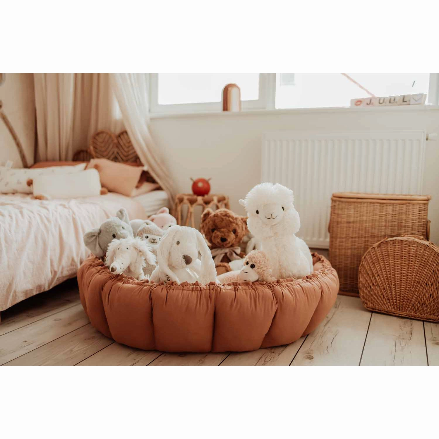 Play&Go Bloom Organic Baby Mat - Tawny Brown - 130cm