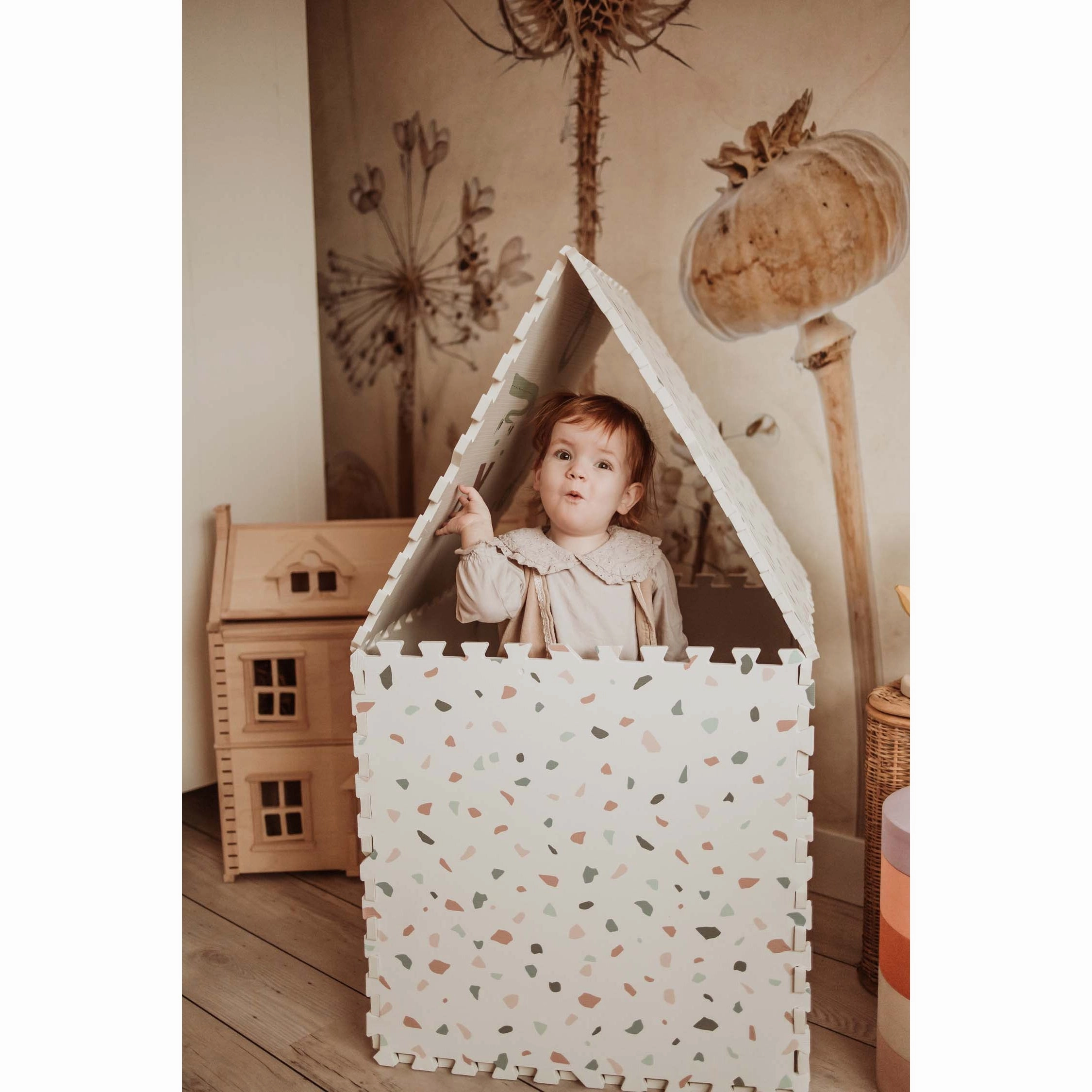 Play&Go EEVAA 3-in-1 Reversible Puzzle Playmat - Alphabet - 180x180cm