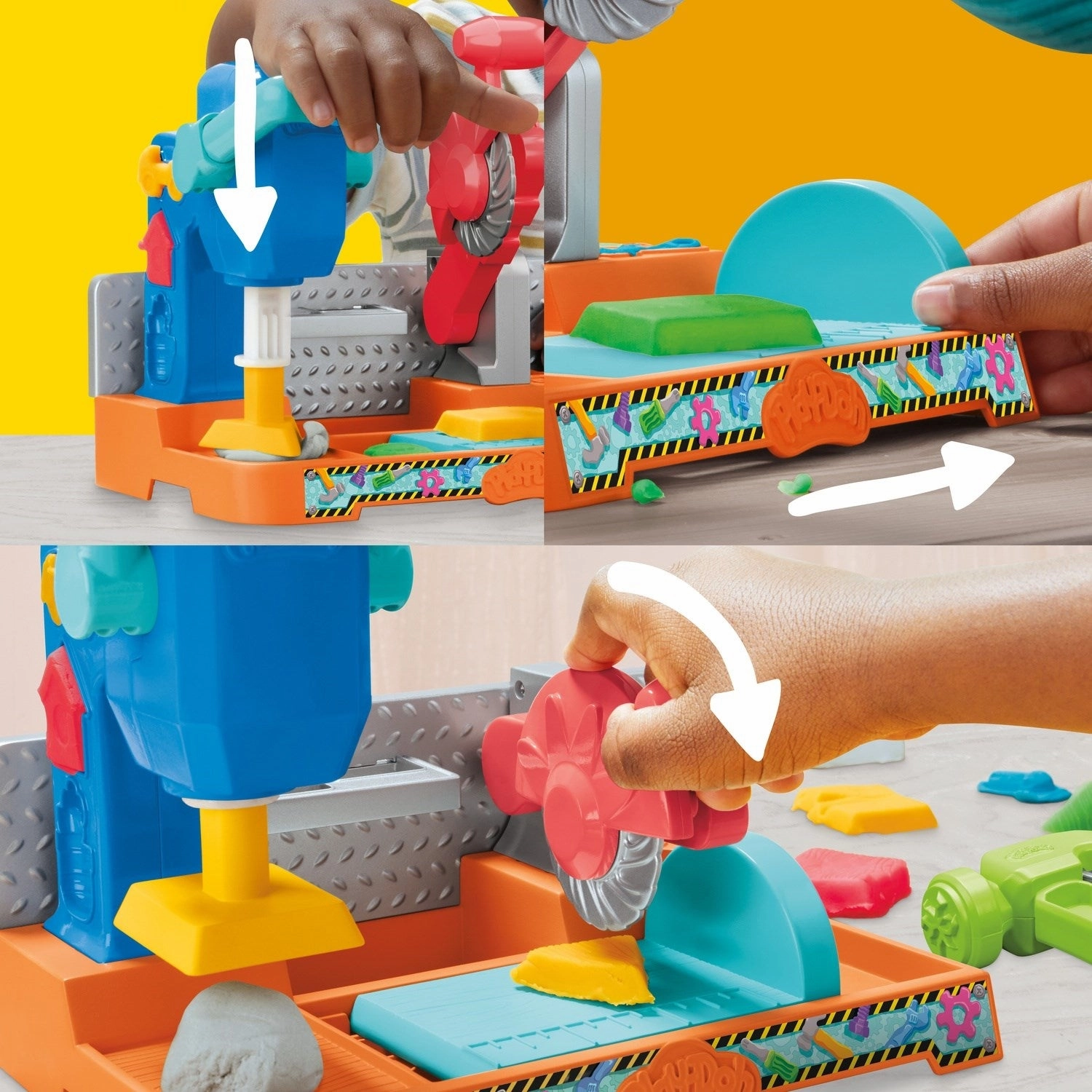 Play-Doh Stamp N Saw Tool Bench Playset
