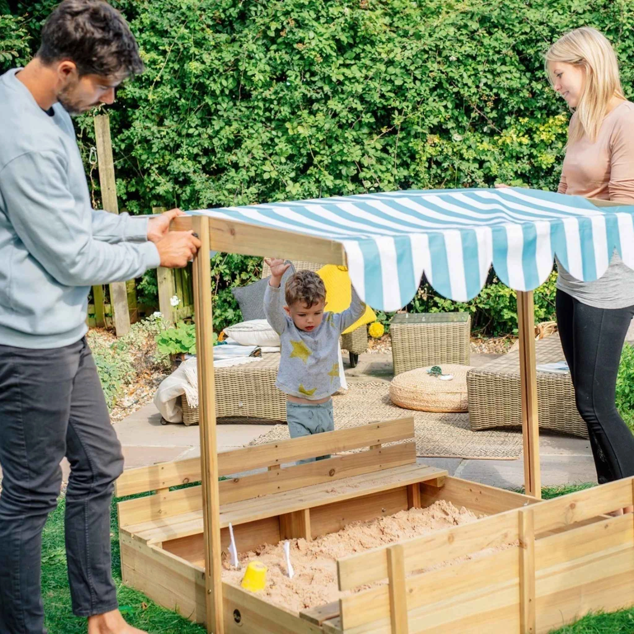 Plum Play Sandpit With Canopy
