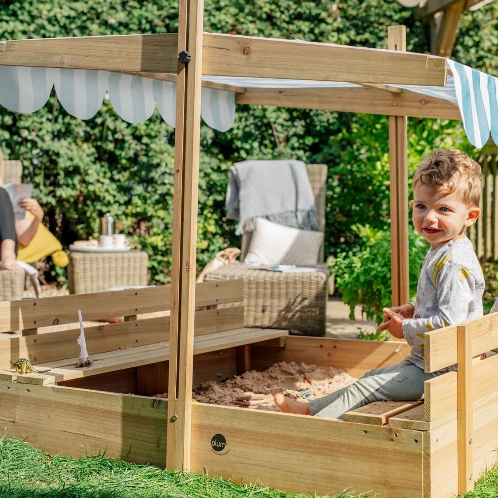 Plum Play Sandpit With Canopy