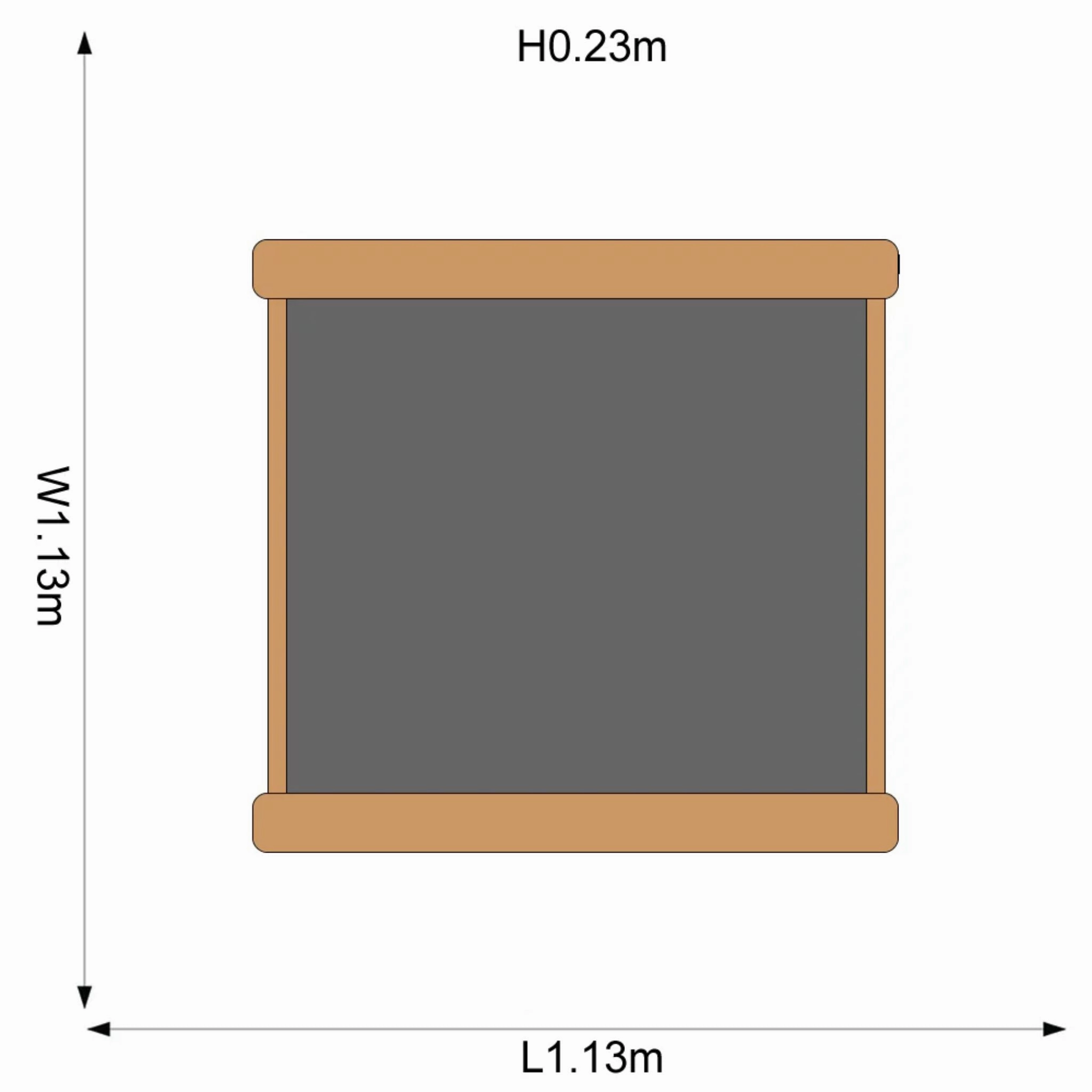 Plum Play Square Wooden Sandpit