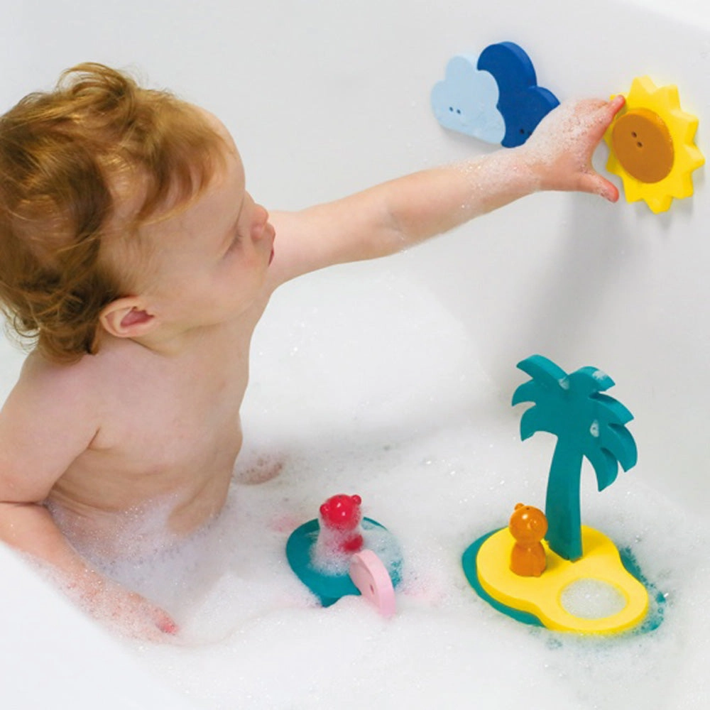 Quut Quutopia Treasure Island 3D Bath Puzzle