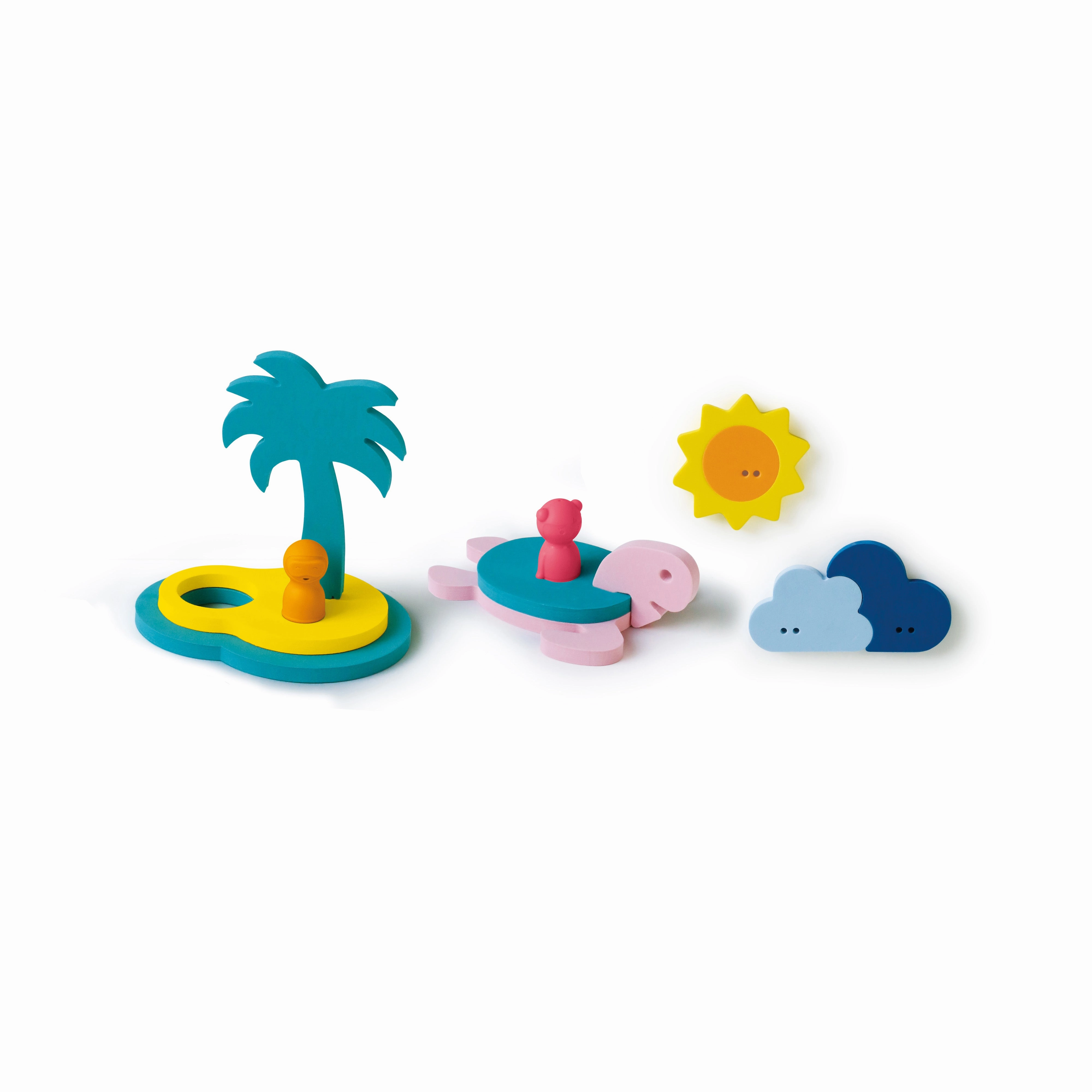 Quut Quutopia Treasure Island 3D Bath Puzzle