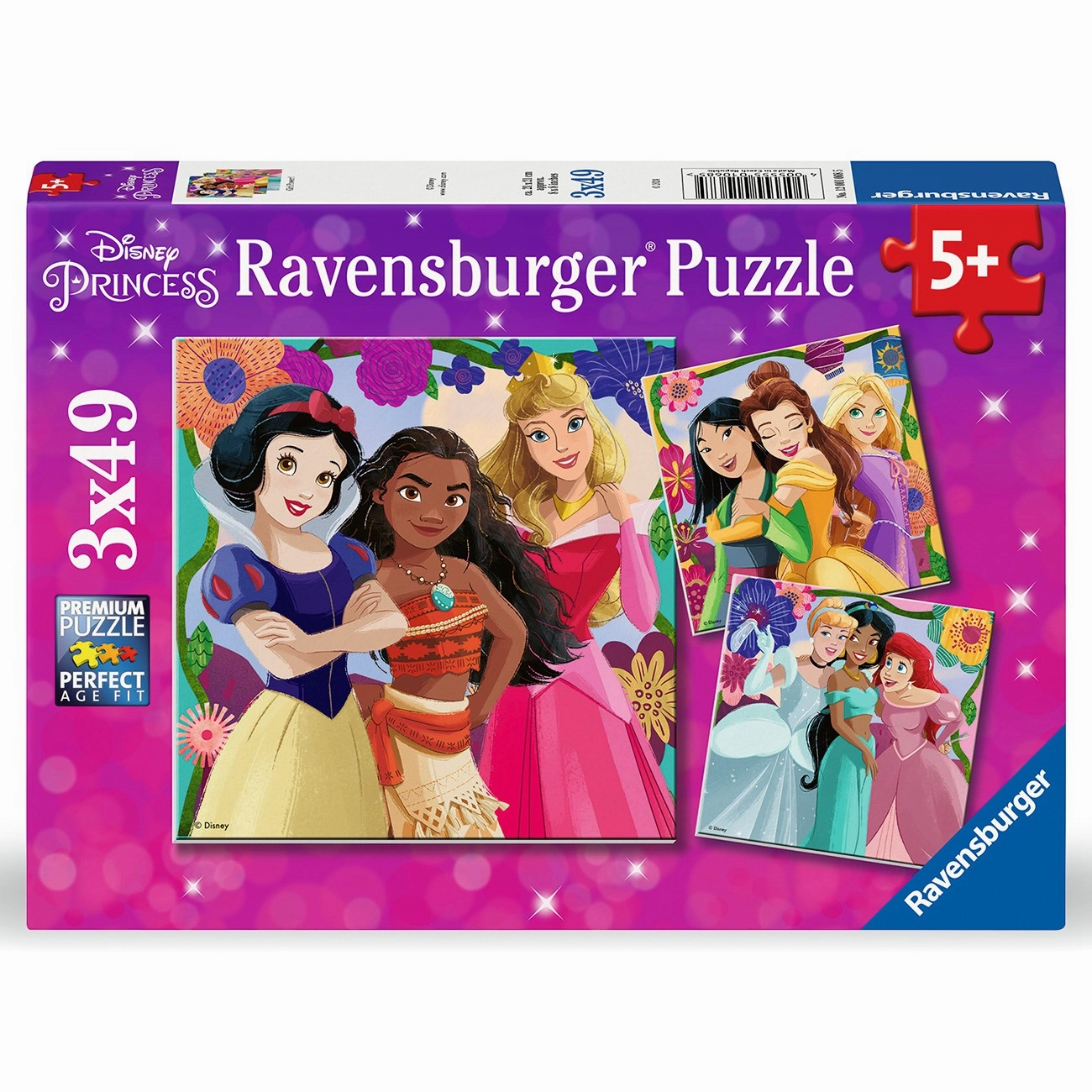 Ravensburger Disney Princess 3x49p